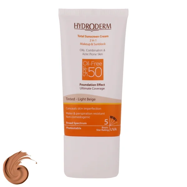 کرم ضد آفتاب LIGHT BEIGE هیدرودرم - Image 1