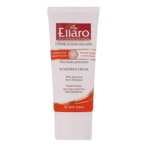 کرم ضد آفتاب و ضد لک الارو با +SPF 50 حجم 40 میلی‌لیتر بدون رنگ (Ellaro SPF 50+ Sunscreen and Dark Spot Treatment 40ml) - Image 1